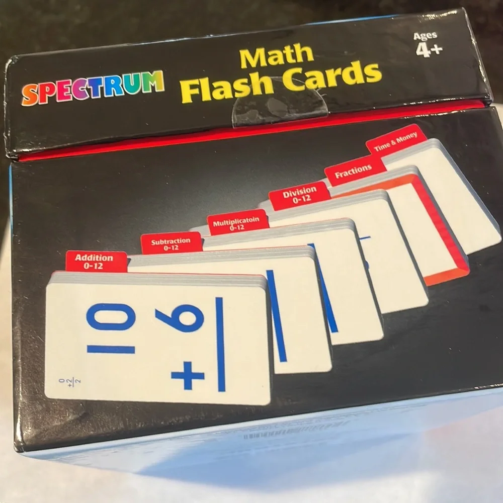 C: Spectrum Math Flash Cards 324count - Picture 7 of 9